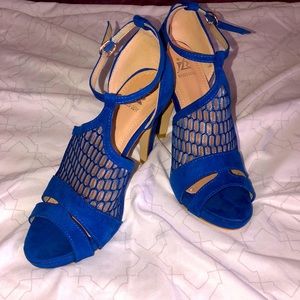 Royal blue heels